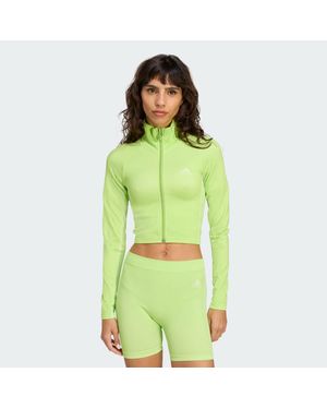 adidas Chaqueta Sin Costuras Firebird - Verde