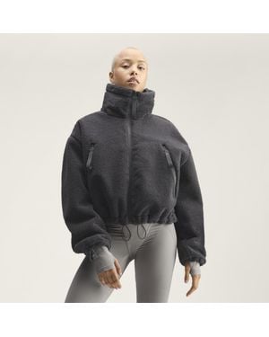 adidas By Stella Mccartney Winter Fleece-Kapuzenjacke - Grau