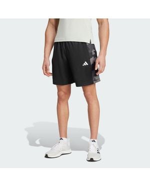 adidas Train Essentials Camo Training Shorts - Black