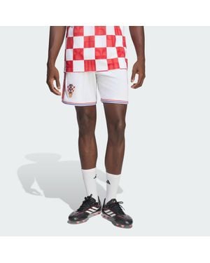 adidas Pantalón Corto Primera Equipación Croacia 26 - Rojo