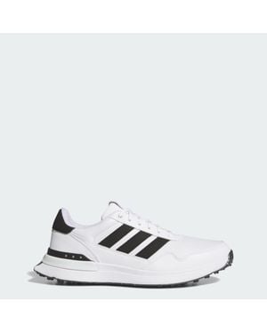 adidas S2G 26 Leather Spikeless Golf Shoes - White