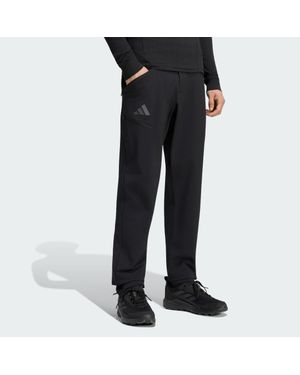 adidas Terrex Xperior Pro Brushed Softshell Tracksuit Bottoms - Black