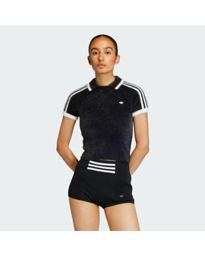 adidas Knitted Cali T-Shirt - Black
