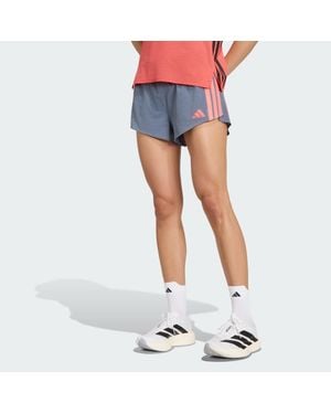 adidas Adizero Running Gel Pocket Shorts - Blue