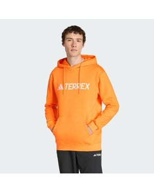 adidas Terrex Multi Large Logo Hoodie - Orange