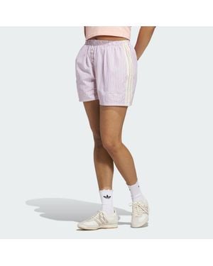 adidas Striped Boxer Short - White