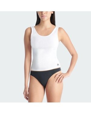 adidas Active Seamless 3 Pack Thong Underwear - White