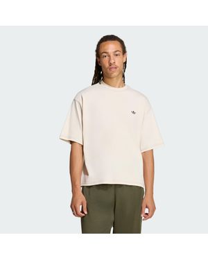 adidas Contrast Oversized T-Shirt - White