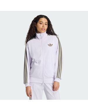 adidas Chaqueta Deportiva Holgada Firebird - Morado