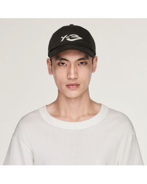 adidas Y-3 Graphic Logo Cap - Black
