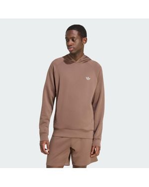 adidas Trefoil Essentials Spacer Hoodie - Brown