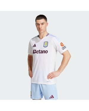adidas Slim-Fit V-Neck Football Jersey - White