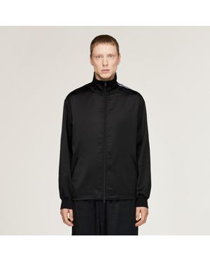 adidas Y-3 Satin Gradient 3 Stripes Track Top - Black