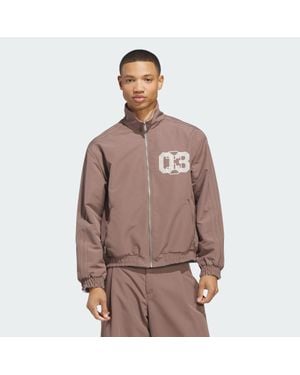 adidas Firebird Coach Jacket - Brown