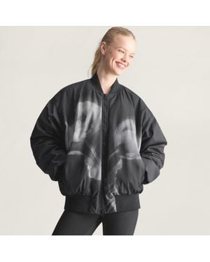 adidas By Stella Mccartney Woven Bomber Printed - Black