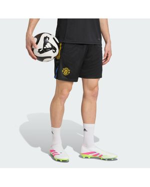 adidas Manchester United Tiro 25 Competition Trainingsshorts - Schwarz