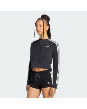 adidas Fluffy Knitted Cardigan - Blue