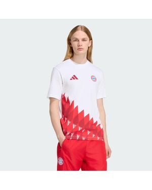 adidas Fc Bayern Muenchen Anthem Graphic T-Shirt - Red