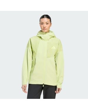 adidas Terrex Xperior 2.5 Layer Hybrid Primeknit Climaproof Jacket - Green