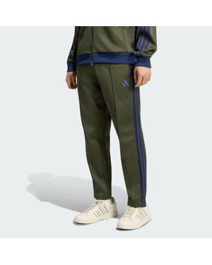 adidas Stadium Regular Fit Pique Full Length Open Hem Tracksuit Bottoms - Green