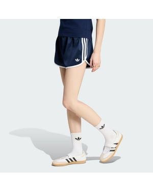 adidas Satin 3S Sprinter Short - Blue