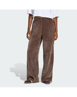 adidas Prem Ess Chenille Fl Wl Trousers - Brown