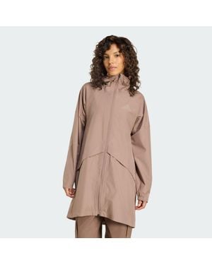 adidas Parka Impermeable Terrex Multi 2 Layer Climaproof - Marrón