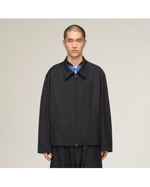 adidas Y-3 Wool Tailored Blouson Jacket - Black