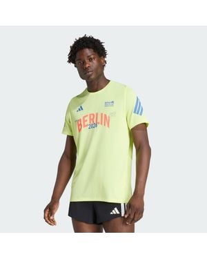 adidas Bmw Berlin-Marathon 2026 Event T-Shirt - Green