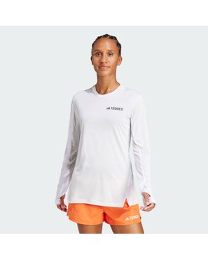 adidas Terrex Xperior Climacool+ Long Sleeve Long-Sleeve Top - White