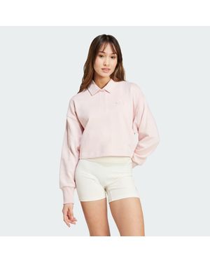 adidas Sudadera All Szn French Terry Polo - Rosa