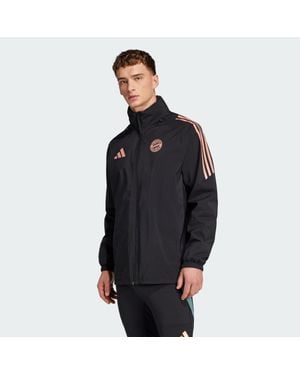 adidas Fc Bayern Tiro 24 Rain Jacket - Black