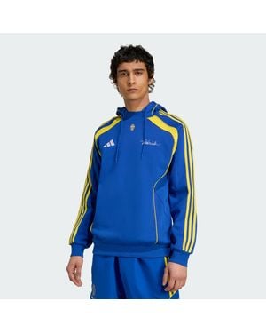 adidas Juventus Vialli Pack Doubleknit Hoodie - Blue