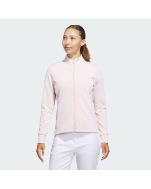 adidas Performance Textured Full-Zip Jacket - Pink