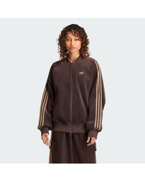 adidas Corduroy Sst Originals Jacke, Oversized - Braun