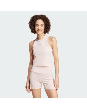 adidas Top Lounge Ribbed - Rosa