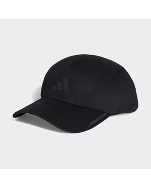 adidas Running Aeroready Four-panel Mesh Cap - Black