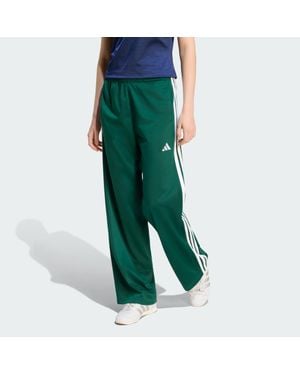 adidas Dayready Wide Leg Tracksuit Bottoms - Green