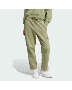 adidas All Szn Fleece Barrel Leg Joggers - Green