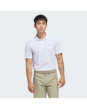 adidas Ultimate365 Jacquard Polo Shirt - White