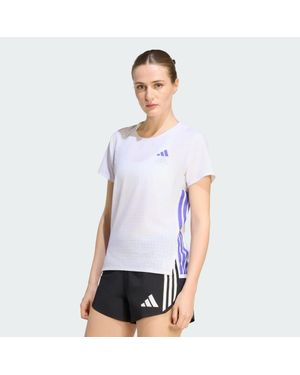 adidas Adizero Running T-Shirt - White