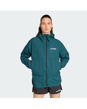adidas Terrex Xperior 2.5 Layer Light Climaproof Jacket - Green