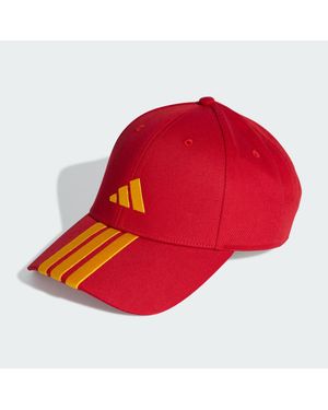 adidas Gorra Baseball New Logo 3 Bandas - Rojo