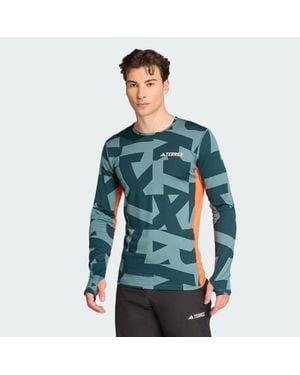 adidas Multi Synthetic Base Layer Long Sleeve - Blue