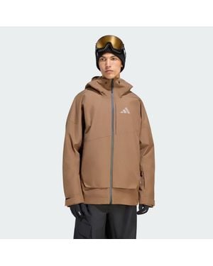adidas Chaqueta Con Aislamiento Térmico Terrex Xploric 2 Layer Climaproof - Marrón