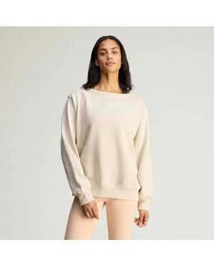 adidas By Stella Mccartney Open Neck Sweatshirt - Neutro