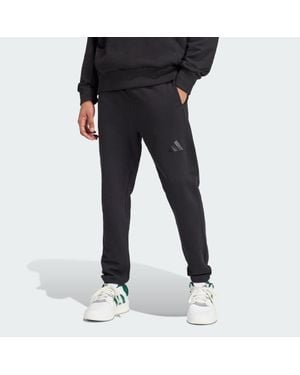 adidas All Szn French Terry Regular Tapered Trousers - Black