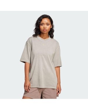 adidas Washed Oversized Tee - Grey