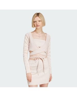 adidas Wraparound Cardigan - Natural