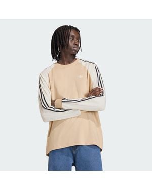 adidas Britcore Long Sleeve Cali T-Shirt - Natural